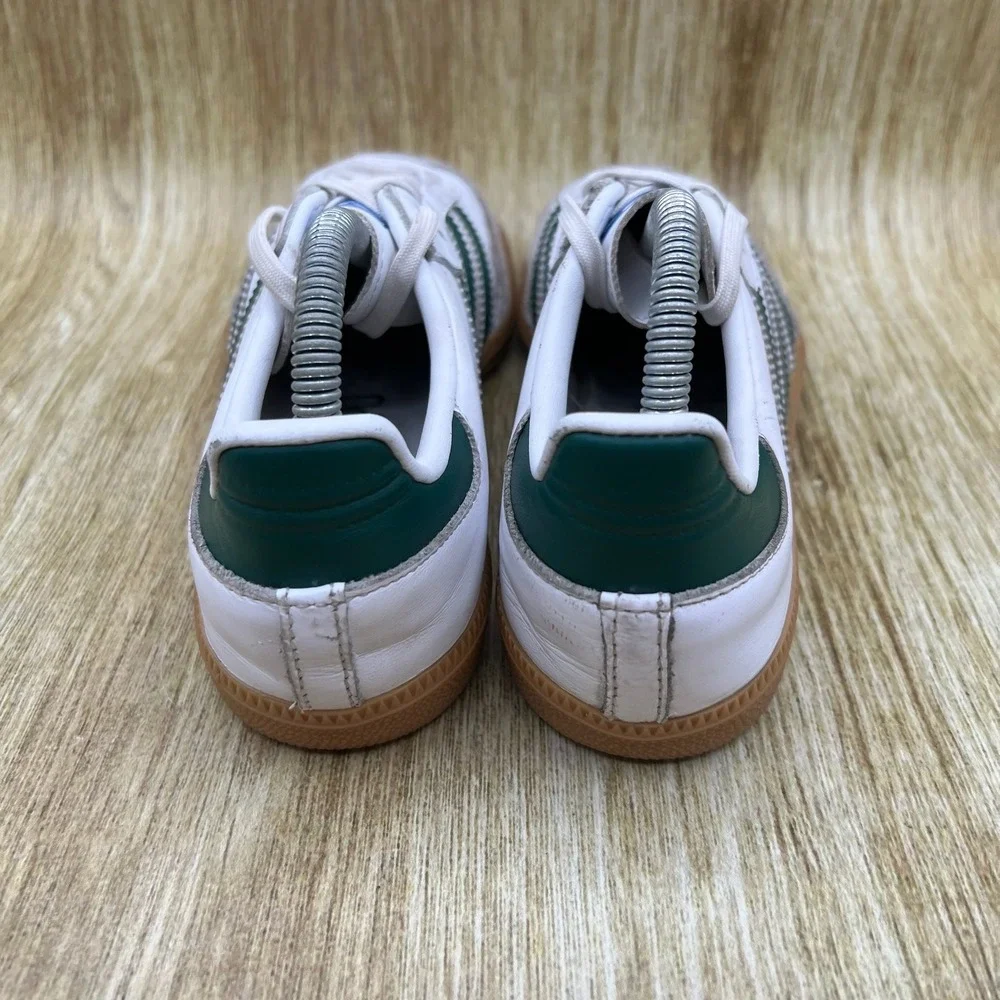 Adidas Samba OG Sneakers Kid's Size 3Y White Green Gum Low Top IE1334